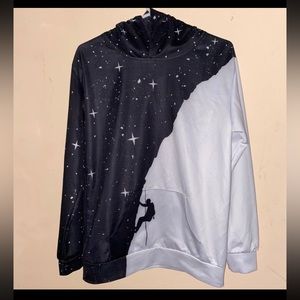 Black And White Hoodie